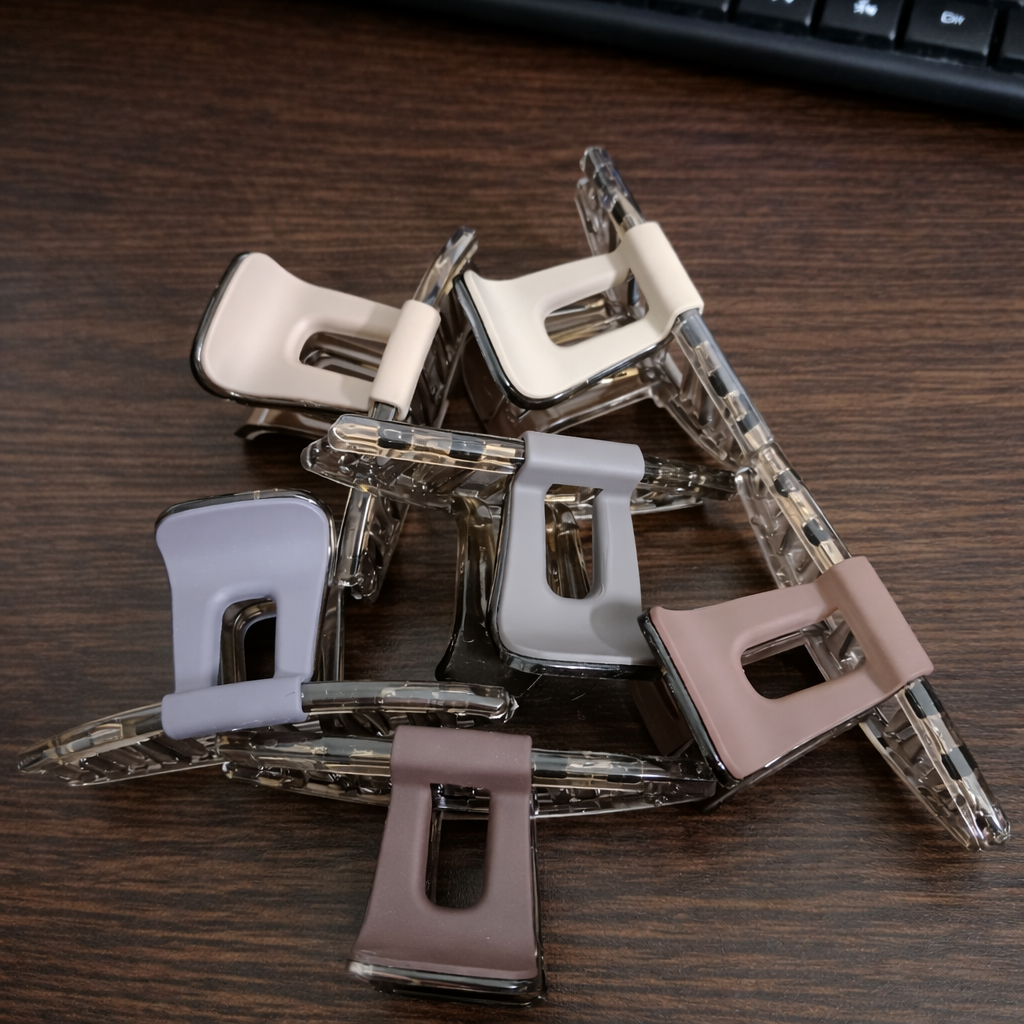 Minimalist Matte Hair Claw Clips – Big Size