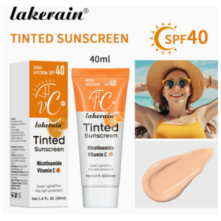 Lakerain Tinted Sunscreen With SPF 40